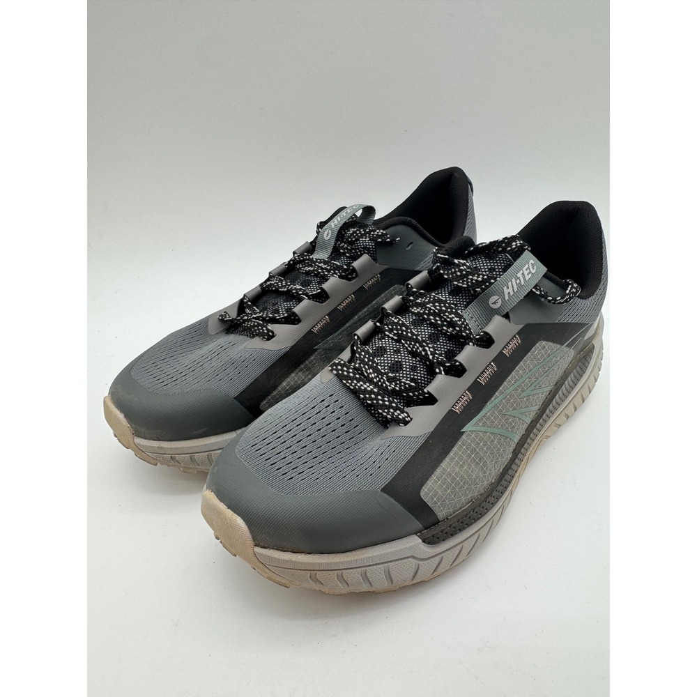 Hi-Tec Men's‎ Size 11 Gray Black Trail Running Hiking Shoes Sneakers